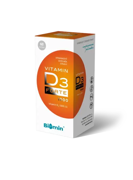 Biomin Vitamin D3 FORTE 1 000 I.U. 60 tobolek