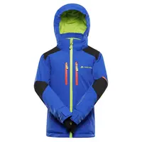 Dětská lyžařská bunda s membránou ptx snow alpine pro reaso 2 modrá 116-122