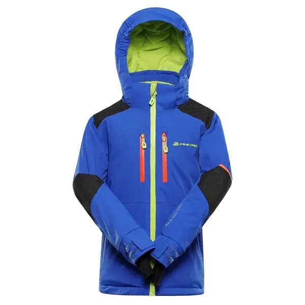 Dětská lyžařská bunda s membránou ptx snow alpine pro reaso 2 modrá 116-122
