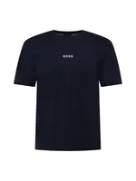 BOSS Tričko 'Chup'  námornícka modrá / svetlooranžová / biela