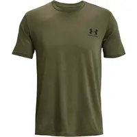 Under Armour SPORTSTYLE LC SS Pánske tričko, khaki, veľkosť