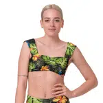 Dámský plavkový top Nebbia Miami Retro Top 553 Jungle Green S