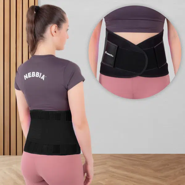 Neoprenový pás inSPORTline Waistrim černá XL