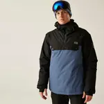 Pánská zimní lyžařská bunda dare2b freeride ii černá/modrošedá 3xl