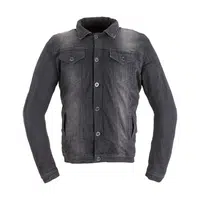 Pánská jeansová letní moto bunda W-TEC Lenny černá XXL