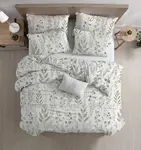 Obliečky do postieľky z Renforcé bavlny LEAFORA biele Rozmer obliečky: 45 x 65 cm | 90 x 140 cm