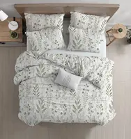 Obliečky do postieľky z Renforcé bavlny LEAFORA biele Rozmer obliečky: 45 x 65 cm | 90 x 140 cm