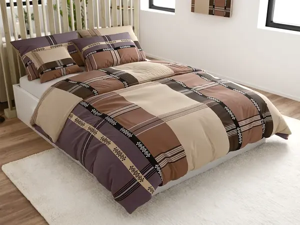 Bavlnené obliečky DANIELA béžové Rozmer obliečky: 70 x 90 cm | 140 x 200 cm