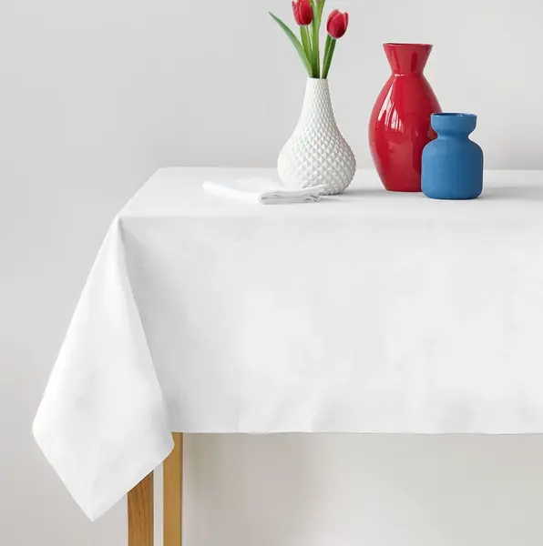 Bavlnený obrus biely - viac veľkostí Rozmer: 120 x 120 cm