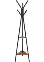 Čierny stojanový vešiak COLAME