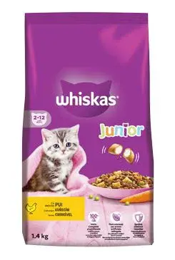 Whiskas Dry junior s kuřecím 1,4kg