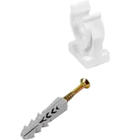 Príchytka jednoduchá na rúry 25/28mm (5 ks)