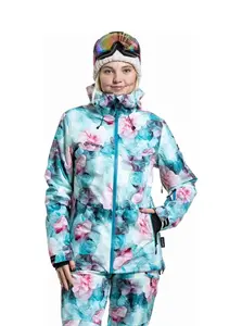 Dámská snb & ski bunda meatfly kirsten modrá/růžová l