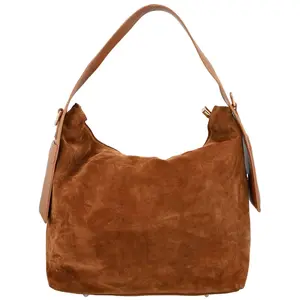 Dámská kabelka na rameno koňaková - Delami Vera Pelle Mimmi