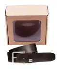 Opasek LEE LA035324 SMALL LOGO BELT DARK BROWN Velikost: 105 cm