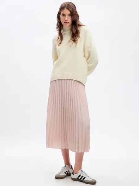 GAP Dámské Plisovaná midi sukně 816677-02 Velikost: XL