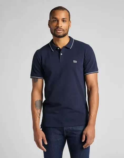 Pánské tričko LEE L61ARL35 PIQUE POLO NAVY Velikost: XL