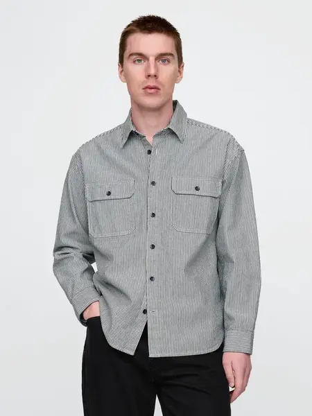 GAP Pánská Džínová oversize košile Americana 734169-00 Velikost: XL