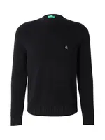 UNITED COLORS OF BENETTON Sveter  čierna