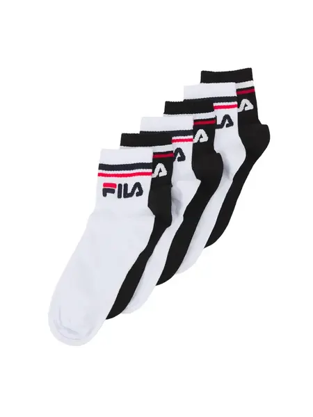 FILA Ponožky  červená / čierna / biela
