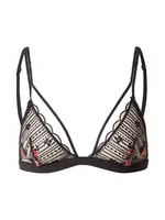 ETAM Podprsenka 'Drama'  žltá / ružová / červená / čierna