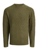 JACK & JONES Sveter 'JPRBLasimon'  olivová