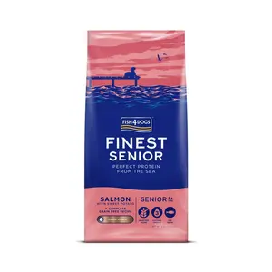 Fish4Dogs Granule malé pro starší psy Finest losos se sladkými bramborami 6 kg, 8+