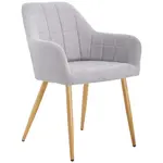 MID.YOU ŽIDLE S PODRUČKAMI, železo, samet, šedá