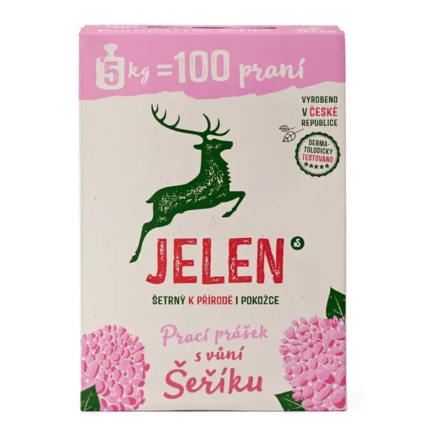 Jelen Prací prášek s vůní šeříku 5 kg