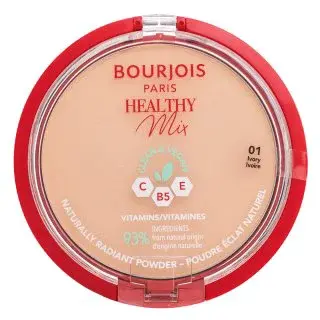 Bourjois Healthy Mix Clean & Vegan Powder pudr s matujícím účinkem 01 Ivory 10 g