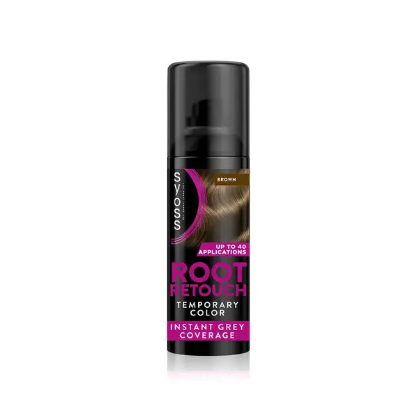 Syoss Root Retoucher Sprej na odrosty hnědý 120 ml