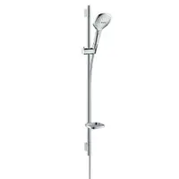Sprchový set Hansgrohe Raindance Select E s mydlovničkou biela/chróm 26621400
