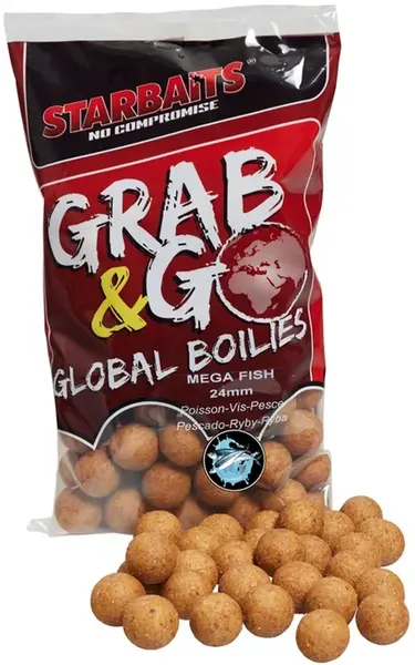 Starbaits boilies g&g global mega fish - 800 g 20 mm