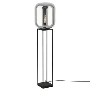 Stojaca lampa Eglo BULCIAGO čierna 39989