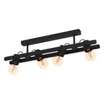 Stropné osvetlenie Eglo PLIMSOLL čierna 43847