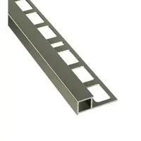 Lišta ukončovací " pravouhlý" Havos champagne, hliník elox, dĺžka 250 cm, výška hrany 10 mm, ALECHH10250