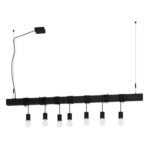 Závesné osvetlenie Eglo TOWNSHEND-B čierna 39938