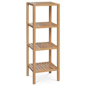 Regál Autronic 37x110 cm prírodná bambus DR-011-4