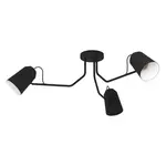 Stropné osvetlenie Eglo LORETO čierna 900188