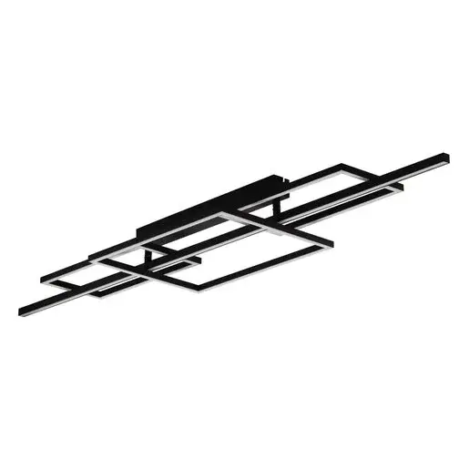 LED stropné osvetlenie Eglo PUEBLA čierna 390282