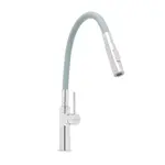 Drezová batéria SAT so silikónovým ramienkom sivá / chróm SATBSD290S2F