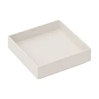 Hansgrohe Xuniva Evo E umývadlo 40x40 cm písková matná béžová mat bez otvoru pre batériu, bez prepadu 60324780