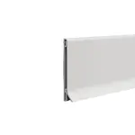 Soklová lišta Eviso biela matná, hliník dĺžka 250 cm, výška hrany 60 mm, ASWH0460