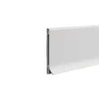 Soklová lišta Eviso biela matná, hliník dĺžka 250 cm, výška hrany 60 mm, ASWH0460