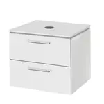 Kúpeľňová skrinka pod umývadlo Naturel Vario Dekor 54x45 cm biela VARIODESK60ZBIBL