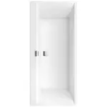 Villeroy & Boch Squaro Edge 12 obdĺžniková vaňa squaro 180x80 cm liaty mramor ľavá aj pravá UBQ180SQE2DV-01