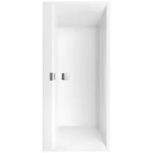 Villeroy & Boch Squaro Edge 12 obdĺžniková vaňa squaro 180x80 cm liaty mramor ľavá aj pravá UBQ180SQE2DV-01