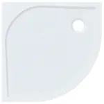 Sprchová vanička štvrťkruhová SAT Limnew 100x100 cm liaty mramor LIMNEW100S