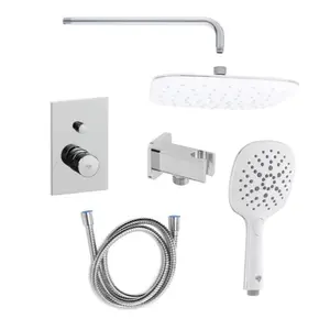 Sprchový systém SAT Evolution vrátane podomietkového telesa chróm SATBSETEVO2