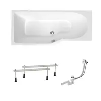 Asymetrická vaňa Laguna Beáta Plus 160x80 cm akrylát ľavá SIKOBE1600LAPN